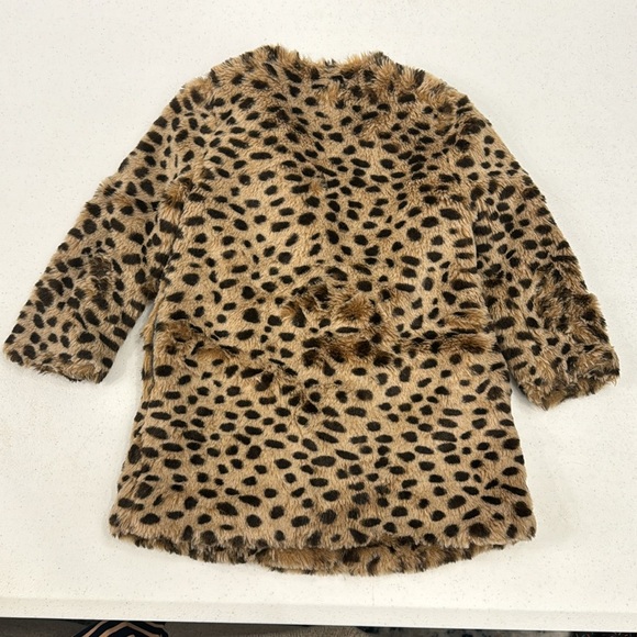 J. Crew Crewcuts Faux Fur Leopard Jacket - Picture 4 of 6
